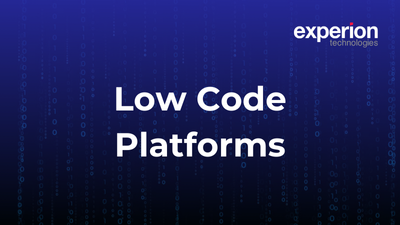 Low Code Platforms