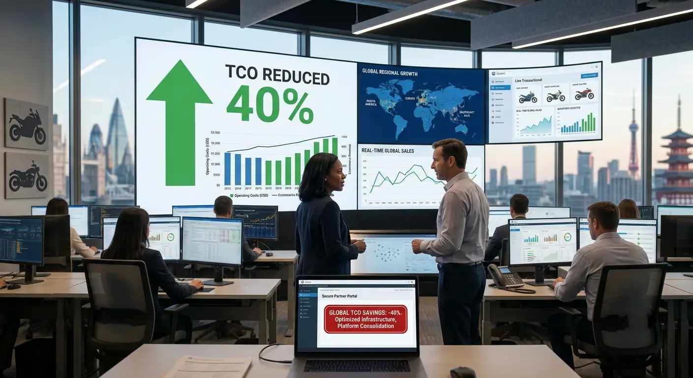 40% Lower TCO for a Global Automotive Ecommerce Transformation